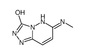 6-(甲氨基)-1,2,4-三唑并[4,3-b]哒嗪-3(2H)-酮 结构式