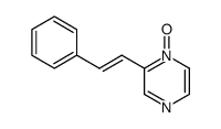 (E)-2-(α-Styryl)pyrazine 1-Oxide 结构式