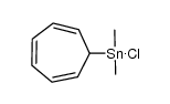chloro(cyclohepta-2,4,6-trien-1-yl)dimethylstannane 结构式