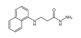 3-(naphthalen-1-ylamino)propanehydrazide 结构式