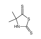 2,3,4,5-四氢-4,4-二甲基-1,3-噻唑-2,5-二硫酮 结构式