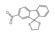 9,9-(ethylenedithio)-2-nitrofluorene 结构式