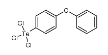 p-phenoxyphenyltellurium(IV) trichloride 结构式