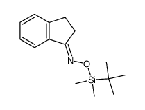 1-茚酮 O-(叔丁基二甲基硅基)肟 结构式