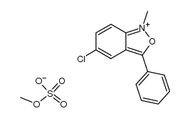 N-甲基-3-苯基-5-氯邻氨基苯甲酸甲酯硫酸甲酯盐 结构式