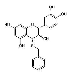 catechin-(4α->S)-benzylthioether 结构式