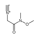 2-isocyano-N-methoxy-N-methylacetamide 结构式