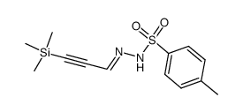 (3-(trimethylsilyl)-2-propynylidene)-4-methylbenzenesulfonyl hydrazide 结构式