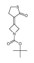 tert-butyl 3-(2-oxodihydrothiophen-3(2H)-ylidene)azetidine-1-carboxylate 结构式