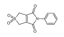 5-phenyl-1,3-dihydro-4H-thieno[3,4-c]pyrrole-4,6(5H)-dione 2,2-dioxide 结构式
