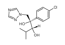 (2S,3R)-2-(4-氯苯基)-4-甲基-1-(1H-1,2,4-三唑-1-基)戊烷-2,3-二醇 结构式