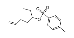 6-庚烯-3-基对甲苯磺酸酯 结构式