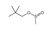 2,2-二甲基丙基甲烷亚磺酸酯 结构式