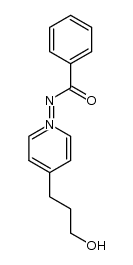 N-(benzoylimino)-4-(3-hydroxypropyl)pyridinium ylide 结构式