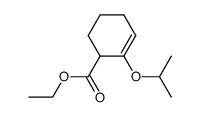6-乙氧羰基-1-异丙氧基环己烯 结构式