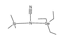 (triethylgermyl)(trimethylsilyl)cyanamide 结构式