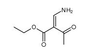 ethyl 2-acetyl-3-aminoacrylate 结构式