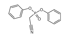 diphenyl (cyanomethyl)phosphonate 结构式