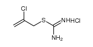 S-(2-chloroprop-2-en-1-yl)isothiuronium chloride 结构式