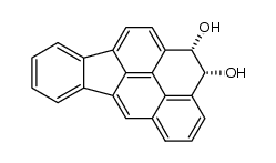 cis-1,2-dihydro-1,2-dihydroxyindeno[1,2,3-cd]pyrene 结构式