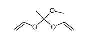 1,1-二乙烯氧基-1-甲氧基乙烷 结构式