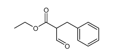 ethyl 2-formyl-3-phenylpropionate 结构式