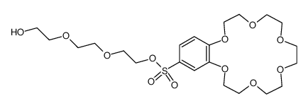 9-(4'-(benzo-18-crown-6)sulfonyl)-3,6,9-trioxa-1-nonanol 结构式