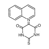 quinolinium N-(5-(2-thio)barbituric acid)ylide 结构式