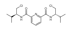 N2,N6-双((S)-1-氯-3-甲基丁-2-基)吡啶-2,6-二甲酰胺 结构式