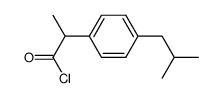 2-(4-异丁基苯基)丙酰氯 结构式