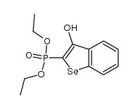 diethyl 3-hydroxybenzo[b]selenophen-2-ylphosphonate 结构式