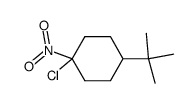 4-tert-butyl-1-chloro-1-nitrocyclohexane 结构式