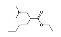 ethyl 2-((dimethylamino)methyl)hexanoate 结构式