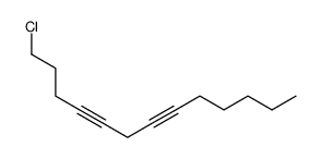 1-氯-4,7-十三碳二炔 结构式