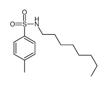 4-甲基-N-辛基苯磺酰胺 结构式