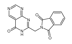 2-(4-氧代-3,4-二氢嘧啶并[4,5-d]嘧啶-2-基甲基)-异吲哚-1,3-二酮 结构式