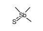 Trimethyl-stibin-sulfid 结构式