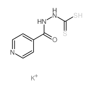 potassium,(pyridine-4-carbonylamino)carbamodithioic acid 结构式