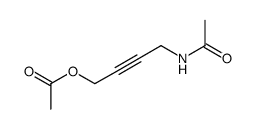 1-Acetamino-4-acetoxy-butin-(2) 结构式