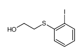 2-(邻碘苯基硫代)乙醇 结构式