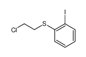 1-氯-(邻碘苯硫基)乙烷 结构式