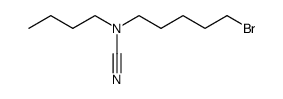 (5-bromo-pentyl)-butyl-carbamonitrile 结构式