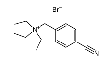 N-(4-氰基苄基)-N,N-二乙基乙铵溴化物 结构式