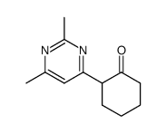 2,6-二甲基-4-(2-氧代环己基)嘧啶 结构式