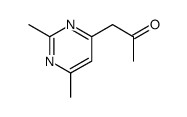 2,6-dimethyl-4-pyrimidinylmethyl methyl ketone 结构式