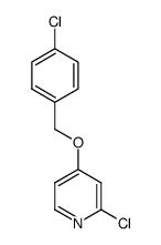 2-氯-4-(4-氯苄氧基)吡啶 结构式