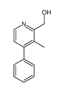 2-羟甲基-3-甲基-4-苯基吡啶 结构式