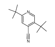 2,5-二叔丁基-4-氰基吡啶 结构式