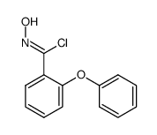 N-羟基-2-苯氧基苯甲酰氯肟 结构式