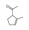 1-(2-甲基-2-环戊烯-1-基)乙酮 结构式